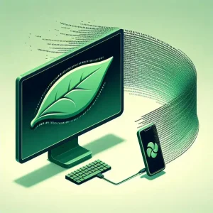 "Linux Mint introduces automatic synchronization tool for seamless smartphone integration, featuring user interface showcasing smartphone connection settings."